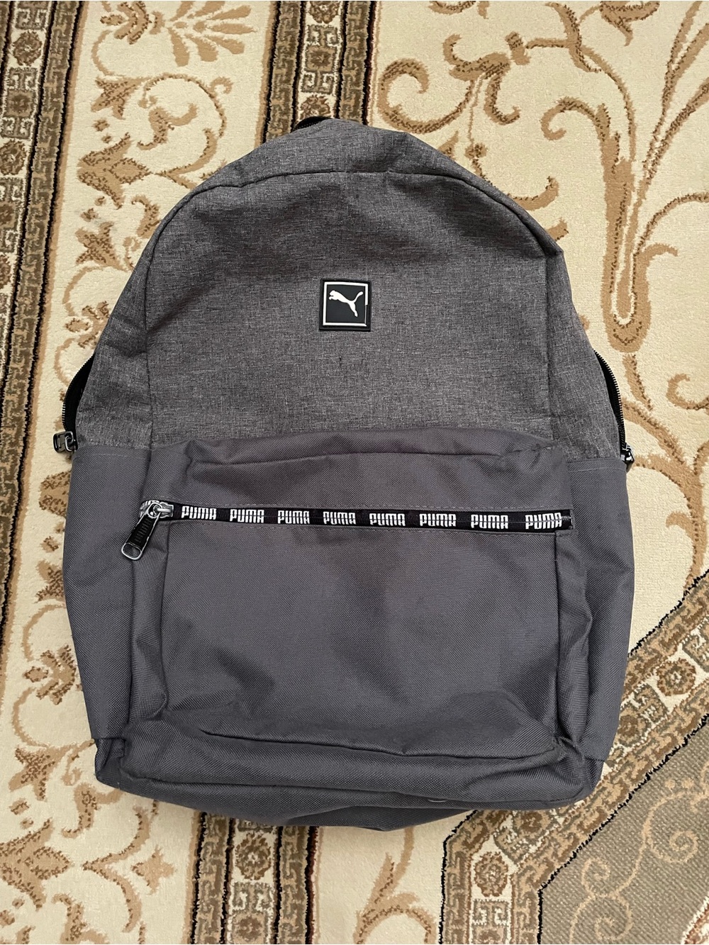 Puma Men's Dark Gray Two-Tone Backpack